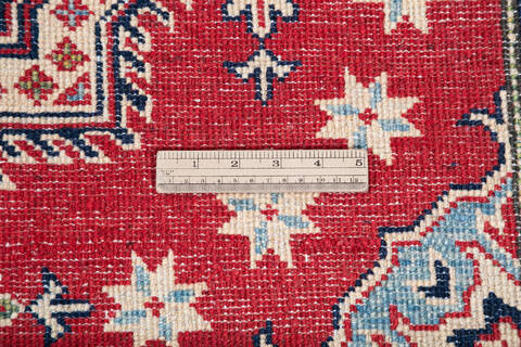 Kazak Red Hand Knotted 310 X 59 Area Rug 700-145602 Image 6