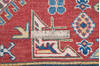 Kazak Green Hand Knotted 58 X 80 Area Rug 700-145607 Thumb 6