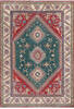 Kazak Green Hand Knotted 58 X 80 Area Rug 700-145607 Thumb 0
