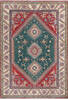 Kazak Green Hand Knotted 58 X 80  Area Rug 700-145607 Thumb 0