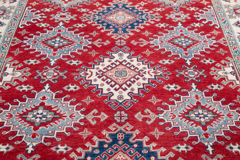 Kazak Red Hand Knotted 66 X 911 Area Rug 700-145610 Image 3