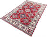 Kazak Red Hand Knotted 66 X 911  Area Rug 700-145610 Thumb 2