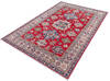 Kazak Red Hand Knotted 69 X 910  Area Rug 700-145611 Thumb 2