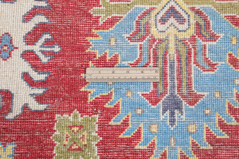Kazak Red Hand Knotted 67 X 911 Area Rug 700-145614 Image 6