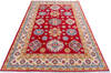 Kazak Red Hand Knotted 67 X 104  Area Rug 700-145615 Thumb 1