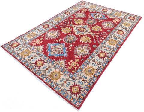 Kazak Red Hand Knotted 411 X 71 Area Rug 700-145617 Image 2