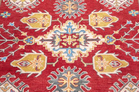 Kazak Red Hand Knotted 411 X 71 Area Rug 700-145617 Image 3