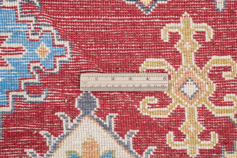 Kazak Red Hand Knotted 411 X 71 Area Rug 700-145617 Image 6