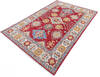 Kazak Red Hand Knotted 411 X 71  Area Rug 700-145617 Thumb 2