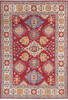 Kazak Red Hand Knotted 411 X 71  Area Rug 700-145617 Thumb 0