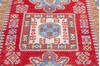 Kazak Red Hand Knotted 50 X 65  Area Rug 700-145618 Thumb 3