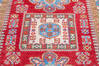 Kazak Red Hand Knotted 50 X 65 Area Rug 700-145618 Thumb 3
