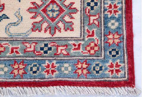 Kazak Red Hand Knotted 68 X 100 Area Rug 700-145620 Image 3
