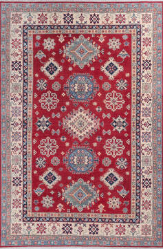 Kazak Red Hand Knotted 6'8" X 10'0"  Area Rug 700-145620
