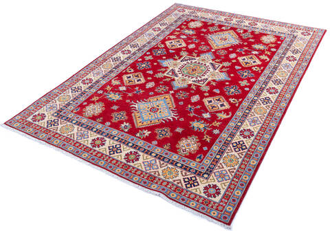 Kazak Red Hand Knotted 68 X 98 Area Rug 700-145621 Image 2
