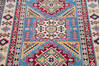 Kazak Blue Hand Knotted 34 X 411 Area Rug 700-145622 Thumb 3