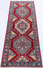 Kazak Red Runner Hand Knotted 21 X 60 Area Rug 700-145627 Thumb 1