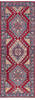Kazak Red Runner Hand Knotted 21 X 60 Area Rug 700-145627 Thumb 0