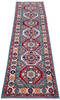 Kazak Multicolor Runner Hand Knotted 26 X 103  Area Rug 700-145628 Thumb 1