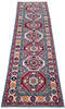 Kazak Multicolor Runner Hand Knotted 26 X 103  Area Rug 700-145628 Thumb 1