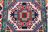 Kazak Multicolor Runner Hand Knotted 26 X 103  Area Rug 700-145628 Thumb 4