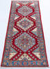 Kazak Red Runner Hand Knotted 22 X 60  Area Rug 700-145629 Thumb 1