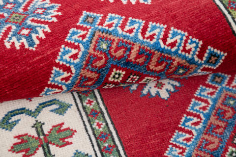 Kazak Red Runner Hand Knotted 27 X 910 Area Rug 700-145630 Image 5