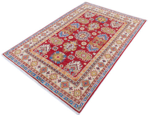Kazak Red Hand Knotted 311 X 60 Area Rug 700-145634 Image 2