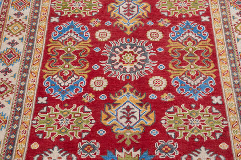 Kazak Red Hand Knotted 311 X 60 Area Rug 700-145634 Image 3