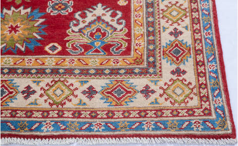 Kazak Red Hand Knotted 311 X 60 Area Rug 700-145634 Image 4