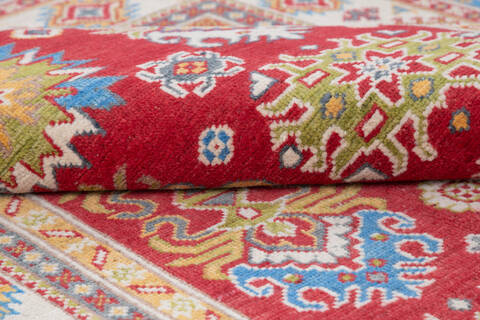 Kazak Red Hand Knotted 311 X 60 Area Rug 700-145634 Image 5