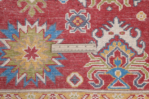 Kazak Red Hand Knotted 311 X 60 Area Rug 700-145634 Image 6