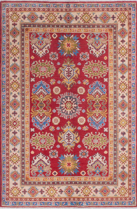 Kazak Red Hand Knotted 311 X 60 Area Rug 700-145634 Image 0
