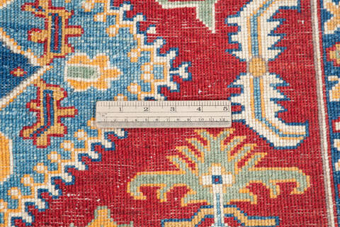 Kazak Red Hand Knotted 310 X 55 Area Rug 700-145642 Image 6