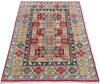 Kazak Red Hand Knotted 41 X 60 Area Rug 700-145645 Thumb 1