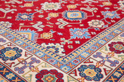 Kazak Red Hand Knotted 510 X 82 Area Rug 700-145648 Image 5