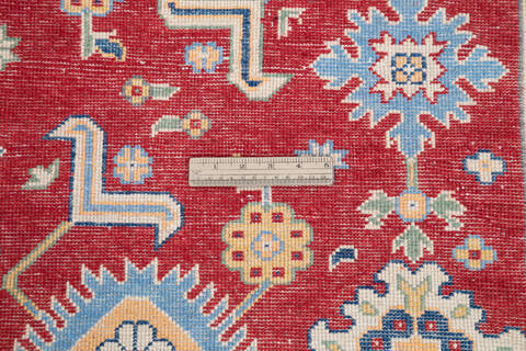 Kazak Red Hand Knotted 510 X 82 Area Rug 700-145648 Image 7