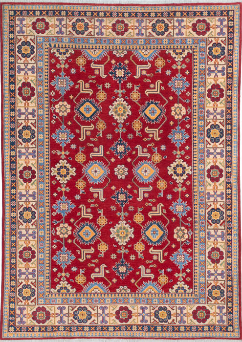 Kazak Red Hand Knotted 510 X 82 Area Rug 700-145648 Image 0