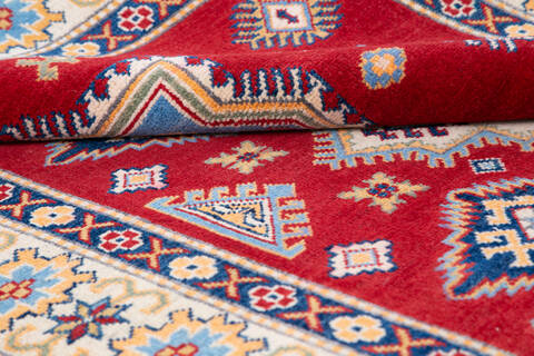 Kazak Red Hand Knotted 51 X 68 Area Rug 700-145649 Image 5
