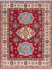 Kazak Red Hand Knotted 51 X 68  Area Rug 700-145649 Thumb 0