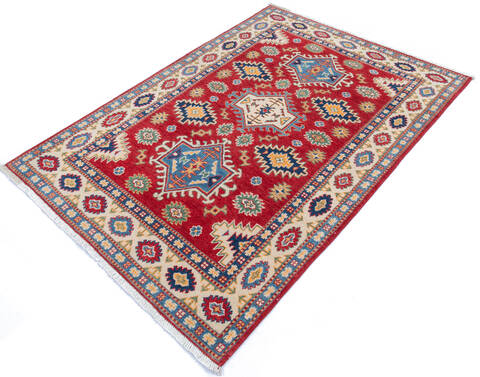 Kazak Red Hand Knotted 311 X 58 Area Rug 700-145652 Image 2