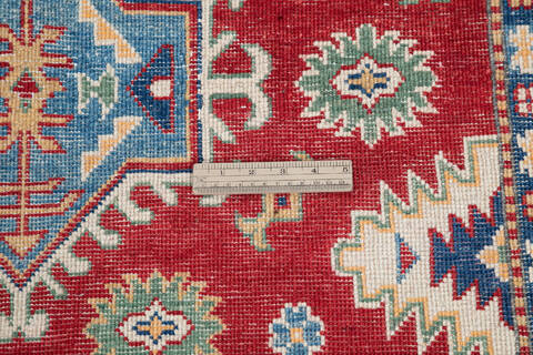 Kazak Red Hand Knotted 311 X 58 Area Rug 700-145652 Image 6