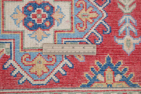 Kazak Red Hand Knotted 33 X 50 Area Rug 700-145653 Image 6