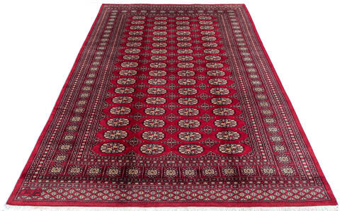 Bokhara Red Hand Knotted 69 X 911 Area Rug 700-145657 Image 1