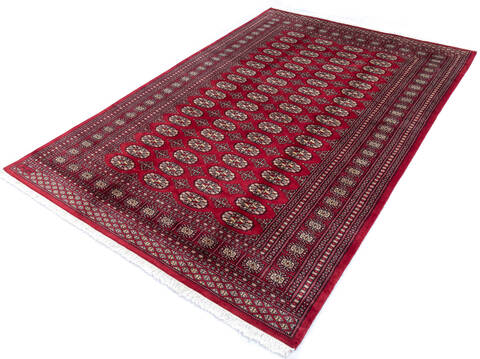 Bokhara Red Hand Knotted 69 X 911 Area Rug 700-145657 Image 2