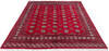 Bokhara Red Square Hand Knotted 80 X 84  Area Rug 700-145658 Thumb 1
