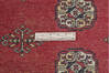 Bokhara Red Square Hand Knotted 80 X 84 Area Rug 700-145658 Thumb 6