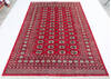 Bokhara Red Hand Knotted 62 X 92  Area Rug 700-145661 Thumb 1