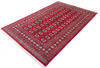 Bokhara Red Hand Knotted 62 X 92 Area Rug 700-145661 Thumb 2