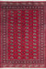 Bokhara Red Hand Knotted 61 X 89  Area Rug 700-145662 Thumb 0